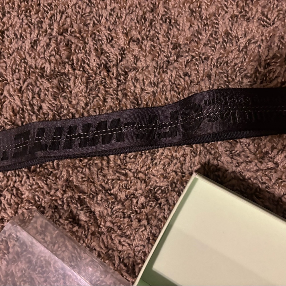 Off-White™ Industrial Belt in black.